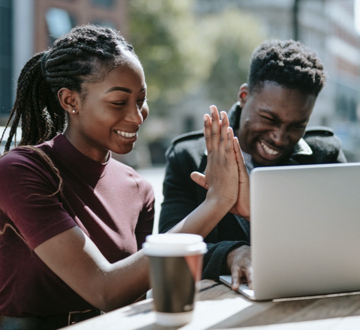 Friends supporting one another through addiction recovery treatment telehealth session