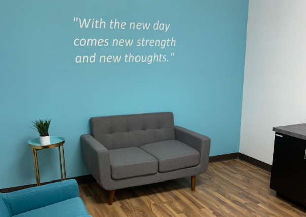 Eleanor Health clinic lobby in Wilmington, North Carolina