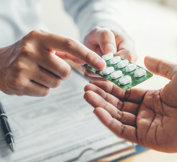 A member receives medication-assisted treatment for addiction recovery