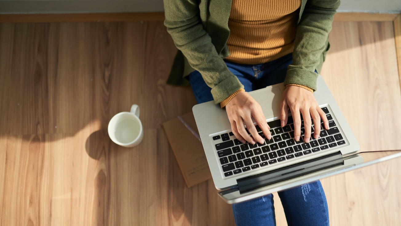 A person researching resources for addiction treatment online