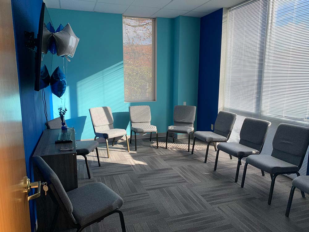 Eleanor Health clinic meeting room in Cary, North Carolina