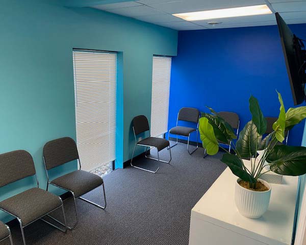 Meeting room at the Eleanor Health clinic in Youngstown, Ohio