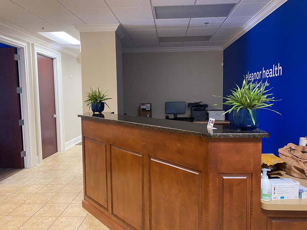 Eleanor Health Addiction Treatment Clinic lobby in Fayetteville, North Carolina