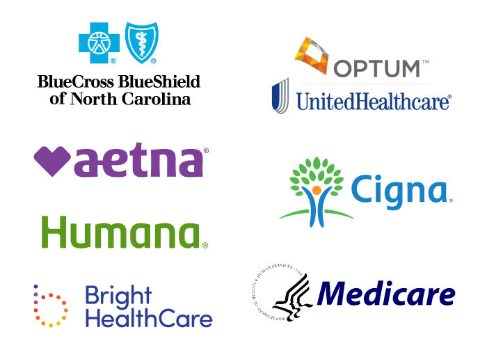 logos of insurances accepted by Eleanor Health in North Carolina