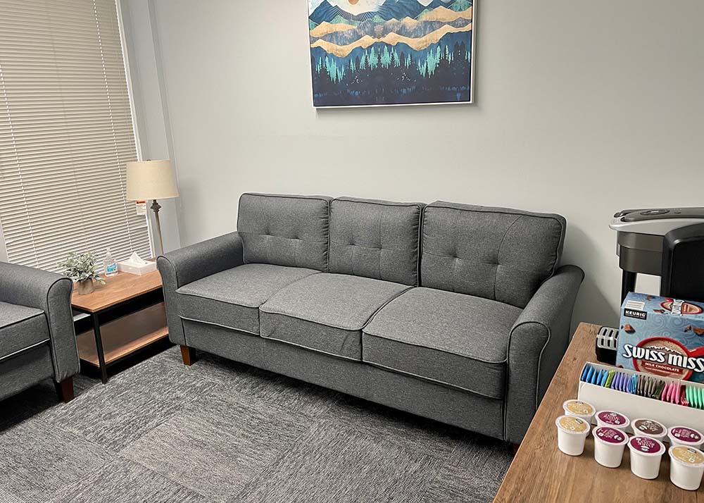 Lobby at the Eleanor Health Addiction Treatment Clinic in Seattle, Washington