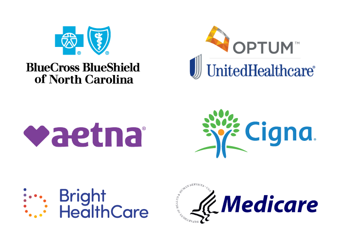 logos of insurances accepted by Eleanor Health in North Carolina