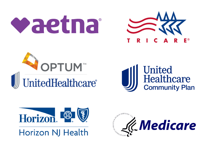 logos of insurances accepted by Eleanor Health in New Jersey