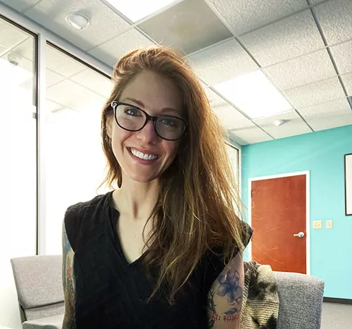 Lilla, a therapist for Eleanor Health's addiction treatment and mental health center in North Carolina