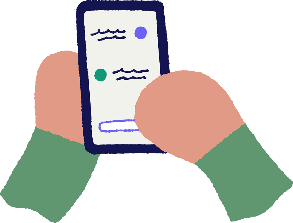 Ills_9 - Eleanor Health A person scrolls through their phone