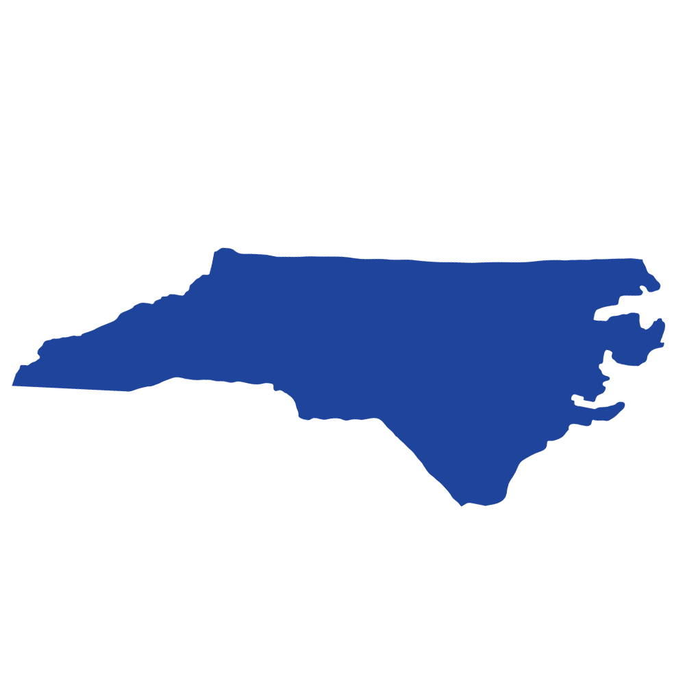 North Carolina state shape