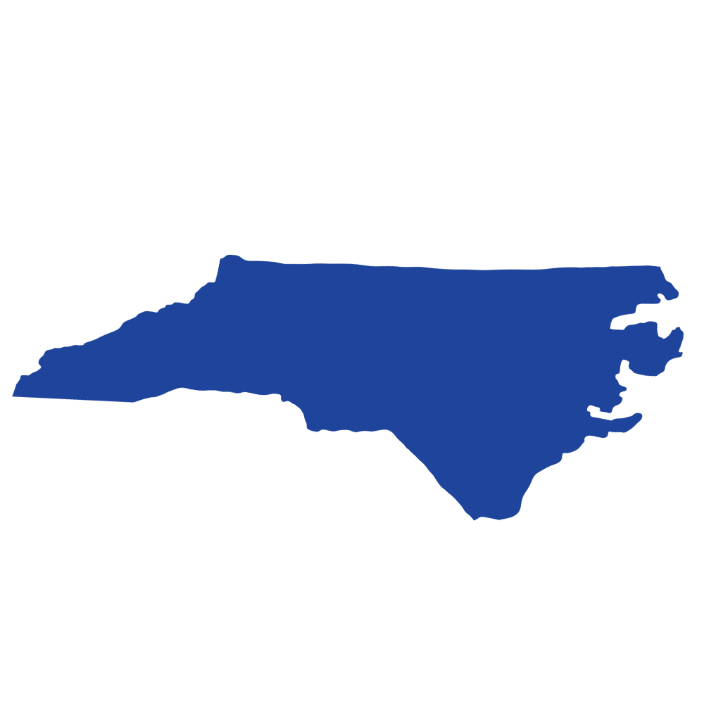 North Carolina state shape